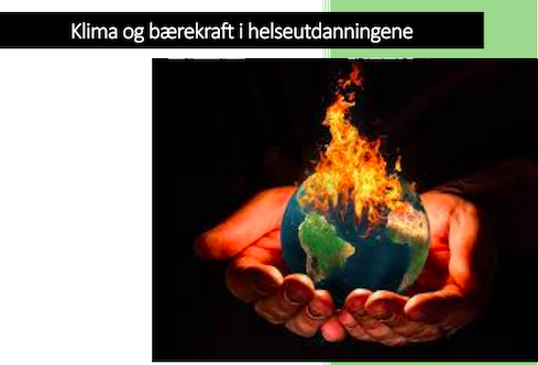 Rapport om klima og bærekraft i helseutdanningene