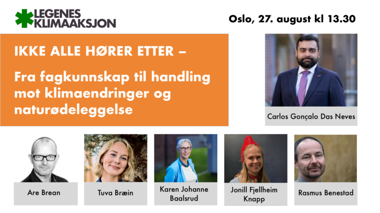 Ikke alle hører etter: foredrag og paneldiskusjon